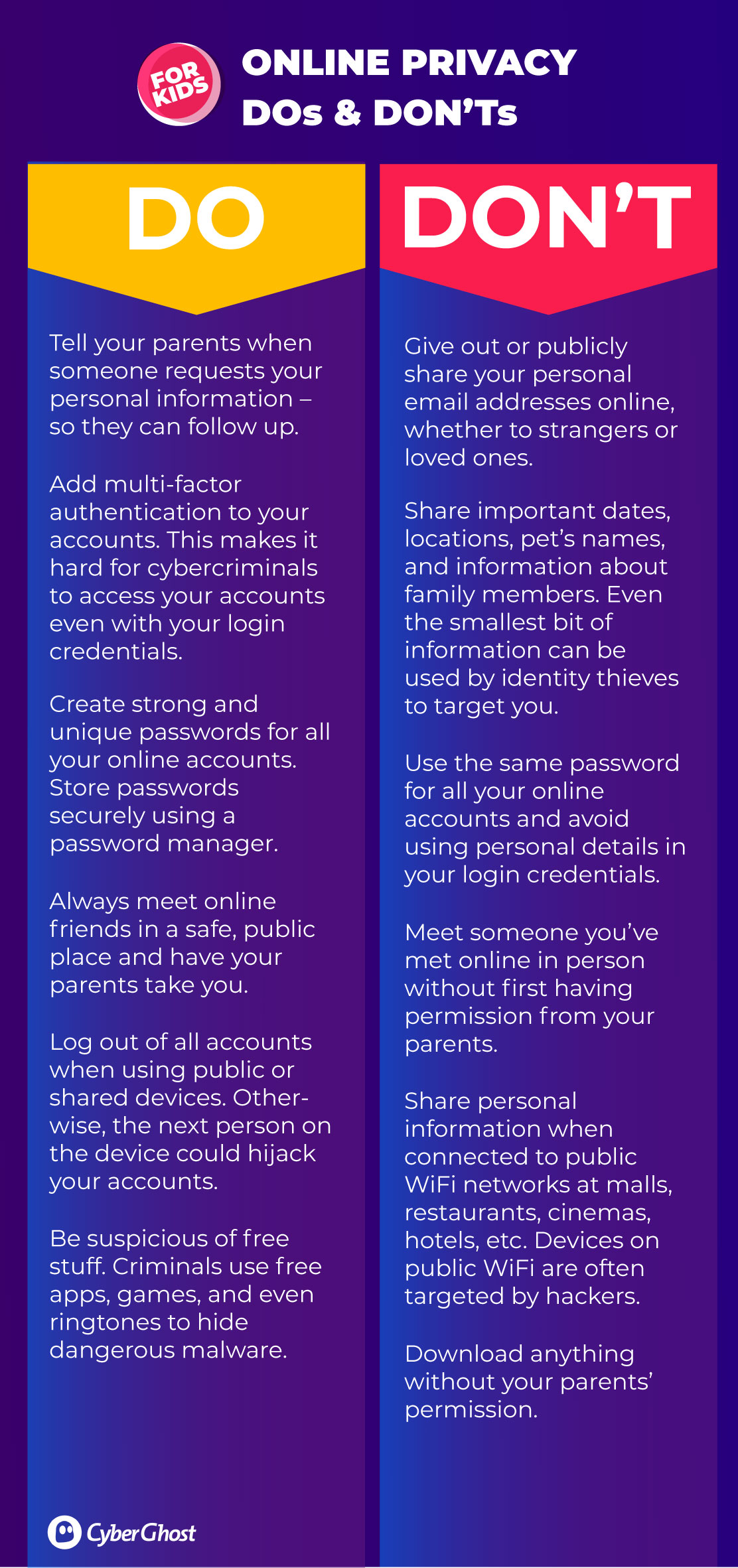internet safety guide for kids - cyberghost privacy hub